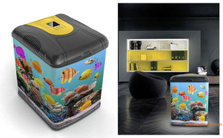 电子鱼缸设计的工业美学与结构创新